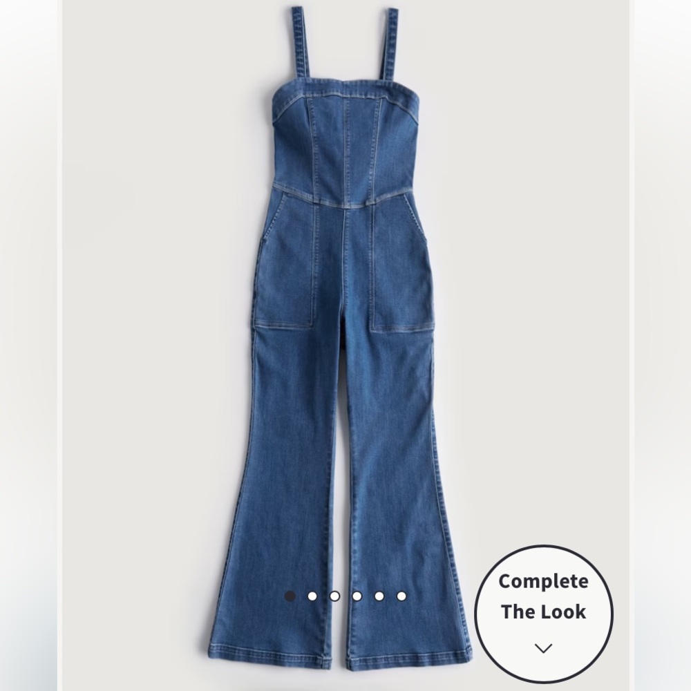 DENIM CORSET JUMPSUIT